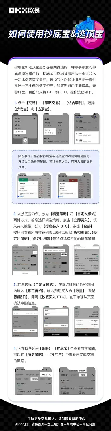 抄底宝 & 逃顶宝：教学图解