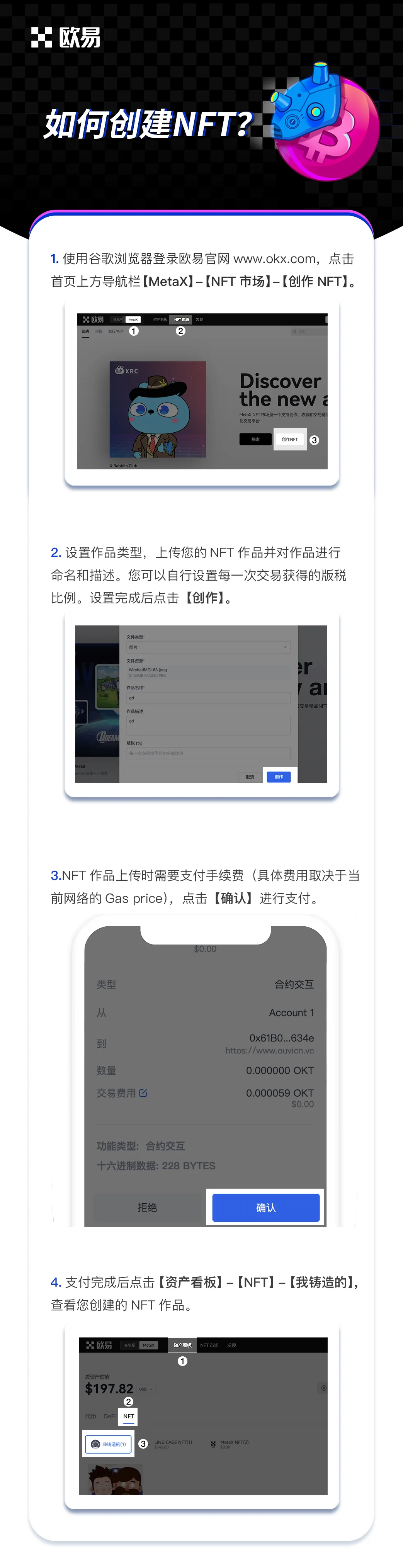 如何创建NFT：操作步骤图